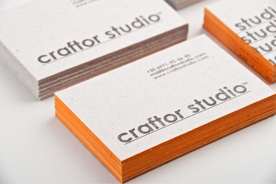 Craftor Studio business cards